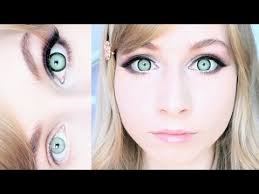 cute makeup tutorial big dolly eyes
