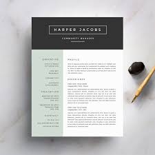 resume design and layout
