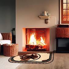 cabin fireplace hearth rug fireplace