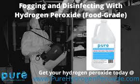 disinfecting with hydrogen peroxide