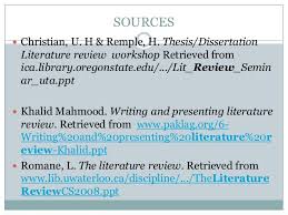 Literature Review Module   Session    ppt
