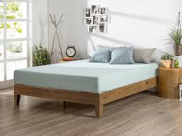 a box spring with a platform bed