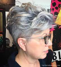 Most popular haircuts and hairstyles for women over 50 with glasses. Cool Pixie With Undercut Sides 20 Best Hairstyles For Women Over 50 With Glasses The Trending Hairstyle