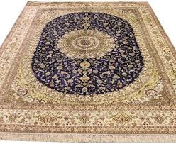 antique vine persian rugs blue