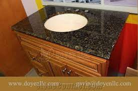 Ceramic is made by firing clay in a kiln at high temperatures. Brazil Verde Uba Tuba Granite Bathroom Vanity Tops Wt Oval Ceramic Sink Strong Packing From China Stonecontact Com