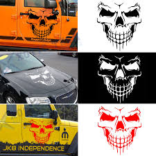 skull hood decal large 22 graphic