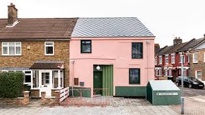 pink and green house offers antidote to