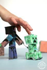 printable minecraft 3d paper crafts for