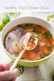 healthy thai en soup recipe with