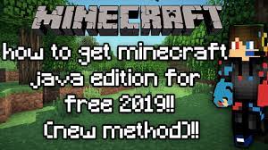 how to get minecraft java edition for
