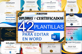 certificados para editar en word