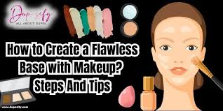 flawless base with makeup