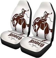 Car Seat Covers Rodeo Horse Racing