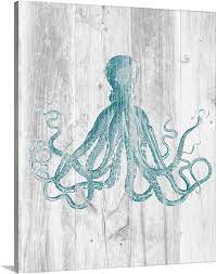 Vintage Octopus Wall Art Canvas Prints