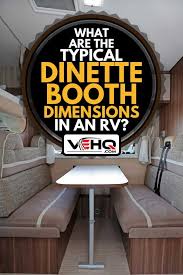 An Rv Dinette Dining Booth
