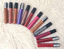 nyx liquid suede metallic matte lipsticks
