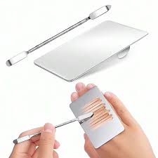 2 in 1 stainless steel makeup palette