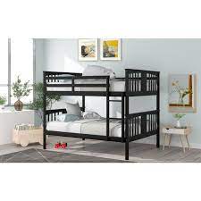 Anbazar Wood Bunk Bed Full Over Full