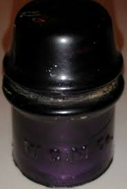 Dark Purple W G M Co Insulator Vintage
