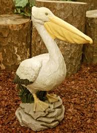 Hand Sculpted Pelican Statue 20