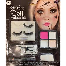 broken doll costume w wig and make up
