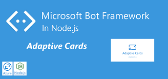We did not find results for: Bot Framework In Node Js Adaptive Cards Part 7 Agrenpoint A Dev Blog
