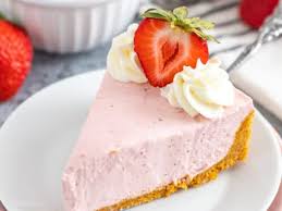 easy no bake strawberry cheesecake