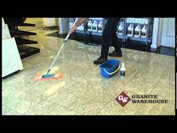 to clean marble granite travertine
