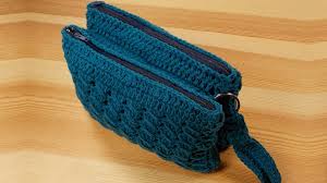 cute makeup crochet handbag easily
