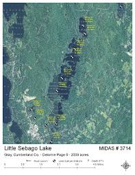 Lakes Of Maine Lake Overview Little Sebago Lake Gray