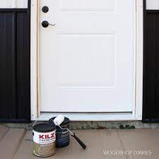 how to seal and paint an exterior door