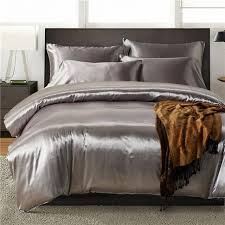 bedding sets satin silk summer linen