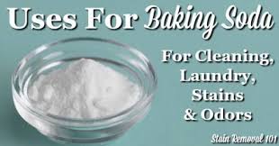 uses for baking soda for cleaning