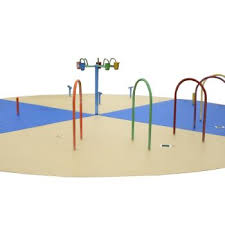 safe outdoor playground flooring at