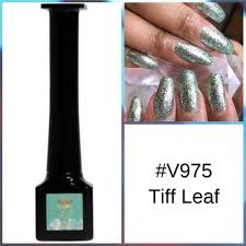Details About Vetro Gel Black Line Glitter Nail Polish V975