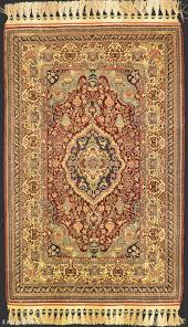 turkish hereke silk metal rug 138x86