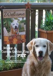 make a custom garden flag of your pet