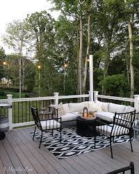 Cafe String Lights To Our Elevated Deck