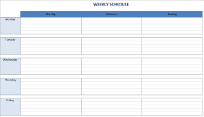 Free Excel Schedule Templates For Schedule Makers
