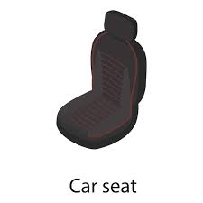 Vector Car Seat Icon Isometric