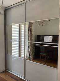 Sliding Wardrobe Mirror Glass Gloss