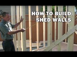 How To Frame Walls For A Shed