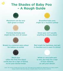 baby poo guide poo colour and health