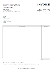 This Is A Well Design And Professional Service Invoice