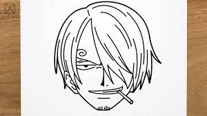 Comment dessiner Sanji (One Piece) - YouTube
