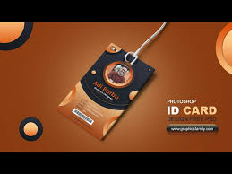 professional id card design in adobe