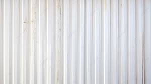 Smooth White Corrugated Metal Texture