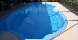 A Fiberglass Pool Using Pool Paint