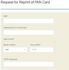 pan card lost or damaged how to get