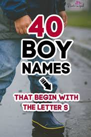 40 boy names that start with s pint